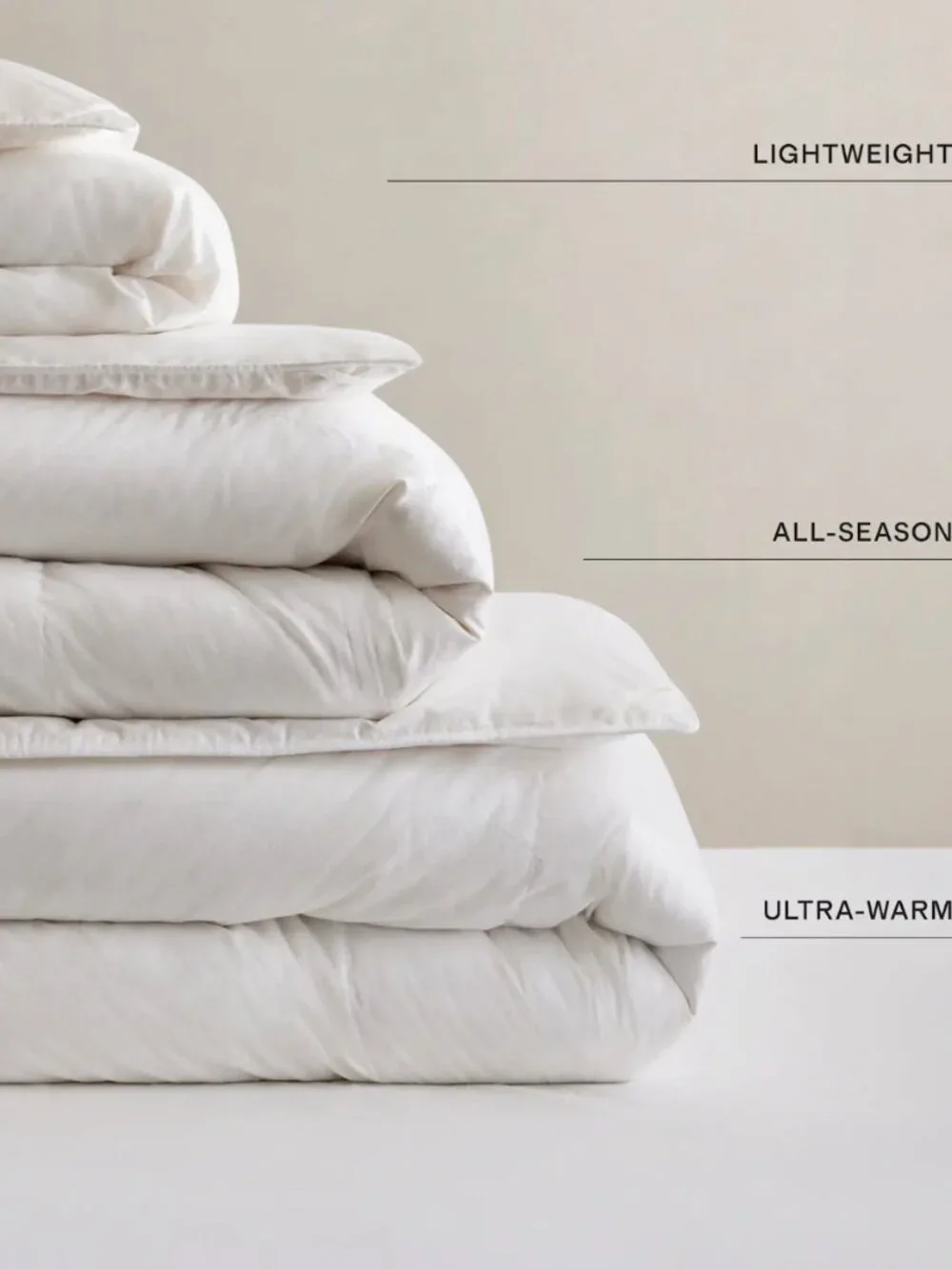 Quince Premium Full Queen Down 'Lightweight' Comforter $269 RV - Picture 4 of 5